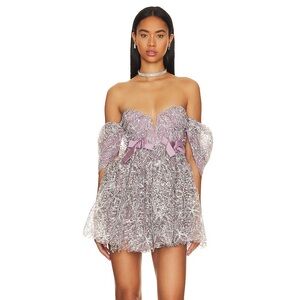 For Love & Lemons Brynne Dress Purple Sparkly Eras Tour Speak Now